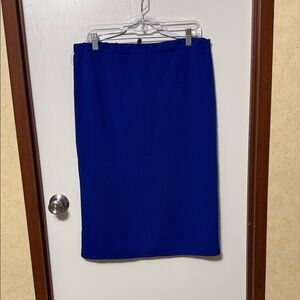 Moa Collection Elegant Blue Women's Skirt Size 3X